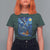 Wedigo Cryptid Christmas T Shirt For Women Native American Starry Night Xmas - Wonder Print Shop