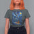Wedigo Cryptid Christmas T Shirt For Women Native American Starry Night Xmas - Wonder Print Shop