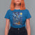 Wedigo Cryptid Christmas T Shirt For Women Native American Starry Night Xmas - Wonder Print Shop