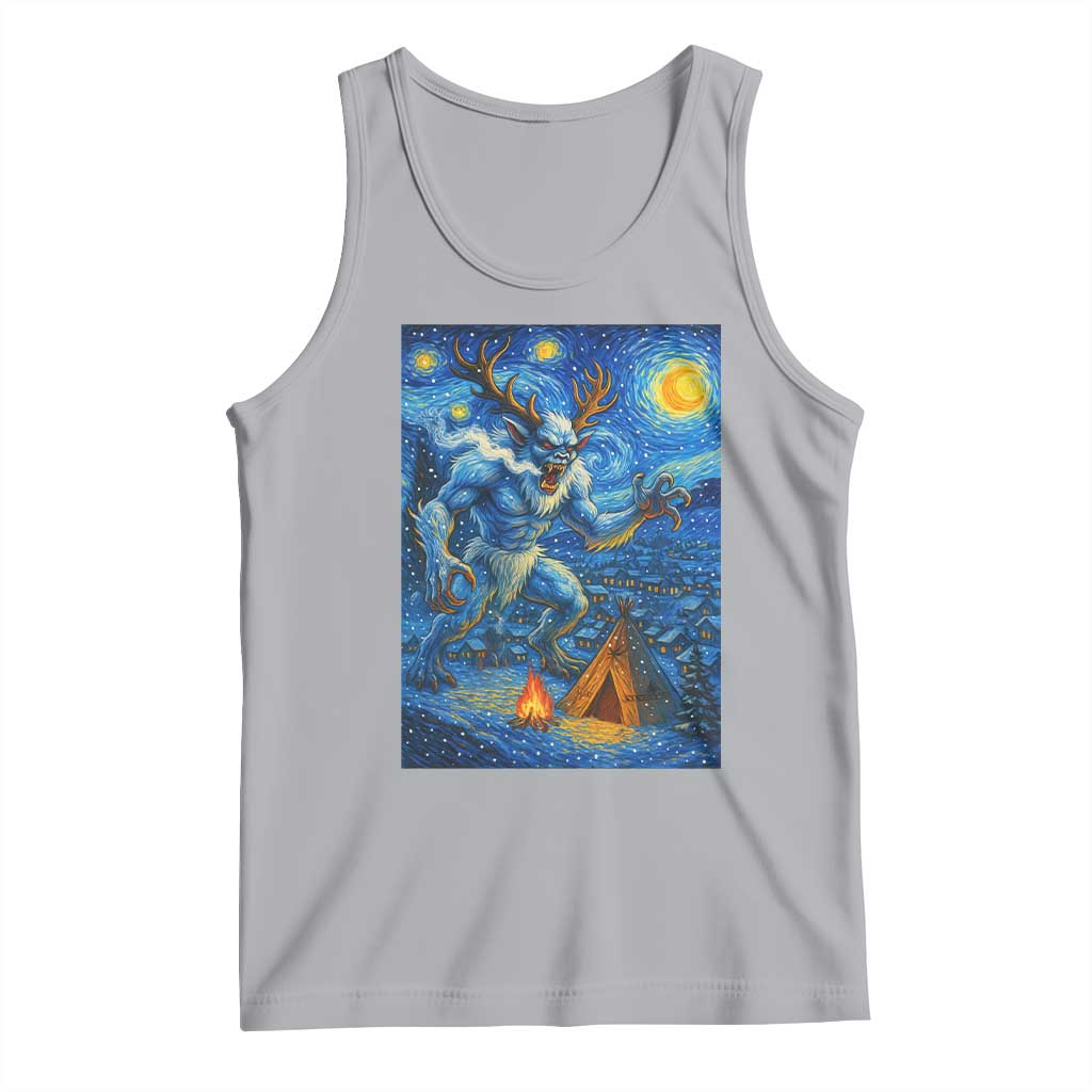 Wedigo Cryptid Christmas Tank Top Native American Starry Night Xmas - Wonder Print Shop