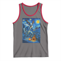 Wedigo Cryptid Christmas Tank Top Native American Starry Night Xmas - Wonder Print Shop