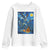 Wedigo Cryptid Christmas Youth Sweatshirt Native American Starry Night Xmas - Wonder Print Shop