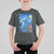 Yeti Cryptid Christmas T Shirt For Kid Winter Monster Starry Night Xmas - Wonder Print Shop