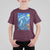 Yeti Cryptid Christmas T Shirt For Kid Winter Monster Starry Night Xmas - Wonder Print Shop
