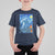 Yeti Cryptid Christmas T Shirt For Kid Winter Monster Starry Night Xmas - Wonder Print Shop