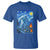 Yeti Cryptid Christmas T Shirt Winter Monster Starry Night Xmas - Wonder Print Shop