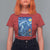 Yeti Cryptid Christmas T Shirt For Women Winter Monster Starry Night Xmas - Wonder Print Shop