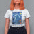 Yeti Cryptid Christmas T Shirt For Women Winter Monster Starry Night Xmas - Wonder Print Shop