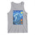 Yeti Cryptid Christmas Tank Top Winter Monster Starry Night Xmas - Wonder Print Shop