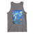 Yeti Cryptid Christmas Tank Top Winter Monster Starry Night Xmas - Wonder Print Shop