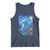 Yeti Cryptid Christmas Tank Top Winter Monster Starry Night Xmas - Wonder Print Shop