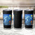 Yeti Cryptid Christmas Tumbler Cup Winter Monster Starry Night Xmas - Wonder Print Shop