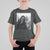 Bigfoot Selfie Christmas T Shirt For Kid Sasquatch Yeti Rock On Hand - Wonder Print Shop