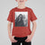 Bigfoot Selfie Christmas T Shirt For Kid Sasquatch Yeti Rock On Hand - Wonder Print Shop