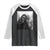 Bigfoot Selfie Christmas Raglan Shirt Sasquatch Yeti Rock On Hand - Wonder Print Shop