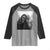 Bigfoot Selfie Christmas Raglan Shirt Sasquatch Yeti Rock On Hand - Wonder Print Shop