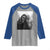 Bigfoot Selfie Christmas Raglan Shirt Sasquatch Yeti Rock On Hand - Wonder Print Shop