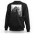 Bigfoot Selfie Christmas Sweatshirt Sasquatch Yeti Rock On Hand - Wonder Print Shop