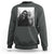 Bigfoot Selfie Christmas Sweatshirt Sasquatch Yeti Rock On Hand - Wonder Print Shop