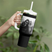 Bigfoot Selfie Christmas Tumbler With Handle Sasquatch Yeti Rock On Hand - Wonder Print Shop