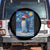 Penguin Christmas Spare Tire Cover Starry Night Van Gogh - Wonder Print Shop