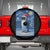 Penguin Christmas Spare Tire Cover Starry Night Van Gogh - Wonder Print Shop