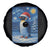 Penguin Christmas Spare Tire Cover Starry Night Van Gogh - Wonder Print Shop