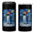 Penguin Christmas 4 in 1 Can Cooler Tumbler Starry Night Van Gogh - Wonder Print Shop