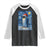 Penguin Christmas Raglan Shirt Starry Night Van Gogh - Wonder Print Shop