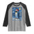 Penguin Christmas Raglan Shirt Starry Night Van Gogh - Wonder Print Shop