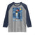 Penguin Christmas Raglan Shirt Starry Night Van Gogh - Wonder Print Shop