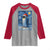 Penguin Christmas Raglan Shirt Starry Night Van Gogh - Wonder Print Shop