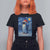 Penguin Christmas T Shirt For Women Starry Night Van Gogh - Wonder Print Shop