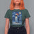 Penguin Christmas T Shirt For Women Starry Night Van Gogh - Wonder Print Shop
