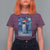 Penguin Christmas T Shirt For Women Starry Night Van Gogh - Wonder Print Shop