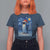 Penguin Christmas T Shirt For Women Starry Night Van Gogh - Wonder Print Shop
