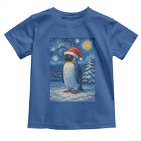 Penguin Christmas Toddler T Shirt Starry Night Van Gogh - Wonder Print Shop