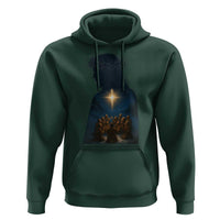 Jesus Christian Christmas Hoodie Christian Saints Praying Under The Star of Bethlehem - Wonder Print Shop