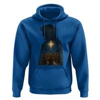 Jesus Christian Christmas Hoodie Christian Saints Praying Under The Star of Bethlehem - Wonder Print Shop