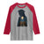 Jesus Christian Christmas Raglan Shirt Christian Saints Praying Under The Star of Bethlehem - Wonder Print Shop