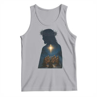 Jesus Christian Christmas Tank Top Christian Saints Praying Under The Star of Bethlehem - Wonder Print Shop