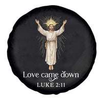 Nativity Scene Christmas Spare Tire Cover Love Came Down Jesus Christian - Wonder Print Shop
