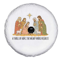Nativity Scene Christmas Spare Tire Cover Baby Jesus Christian Faith - Wonder Print Shop