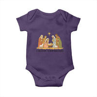 Nativity Scene Christmas Baby Onesie Baby Jesus Christian Faith - Wonder Print Shop