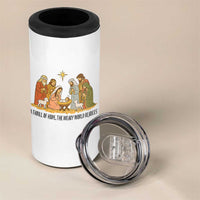 Nativity Scene Christmas 4 in 1 Can Cooler Tumbler Baby Jesus Christian Faith - Wonder Print Shop