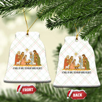 Nativity Scene Xmas Ceramic Ornament Baby Jesus Christian Faith - Wonder Print Shop