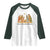 Nativity Scene Christmas Raglan Shirt Baby Jesus Christian Faith - Wonder Print Shop