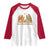 Nativity Scene Christmas Raglan Shirt Baby Jesus Christian Faith - Wonder Print Shop