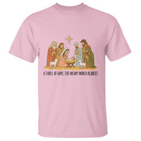 Nativity Scene Christmas T Shirt Baby Jesus Christian Faith - Wonder Print Shop