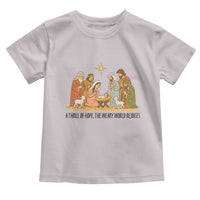 Nativity Scene Christmas Toddler T Shirt Baby Jesus Christian Faith - Wonder Print Shop